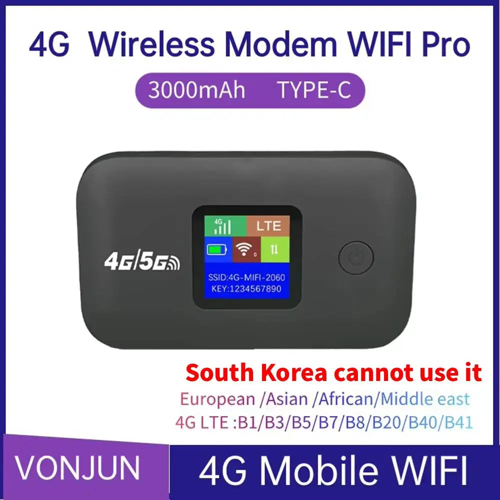 Roteador Wifi 4G Portatil Com Chip